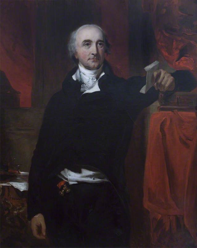 The Right Honourable William Windham III (1750–1810), MP (after Thomas Lawrence), vintage artwork by John Jackson, 12x8" (A4) Poster