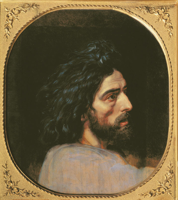 St. John the Baptist, vintage artwork by Alexander Ivanov, A3 (16x12") Poster Print