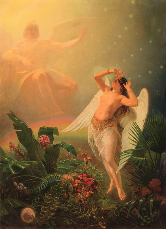 Paradise and the Peri, vintage artwork by Emanuel Gottlieb Leutze, A3 (16x12") Poster Print