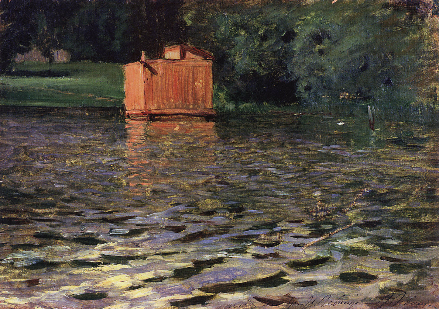 The Bath House by Isaak Levitan,A3(16x12")Poster