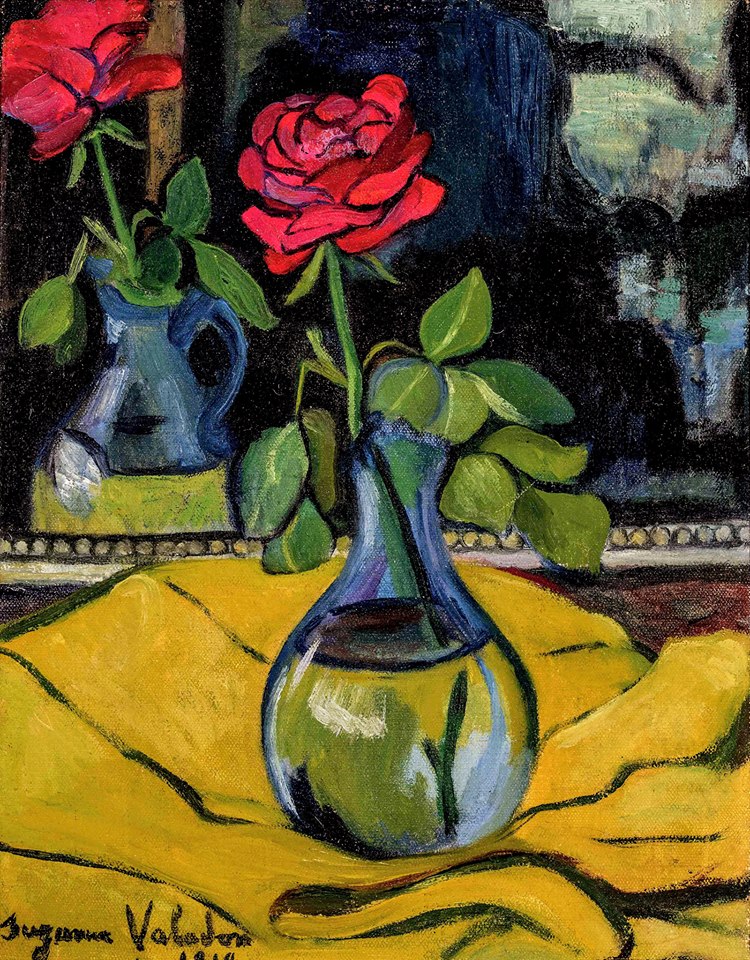 La rose au miroir by Suzanne Valadon,A3(16x12")Poster