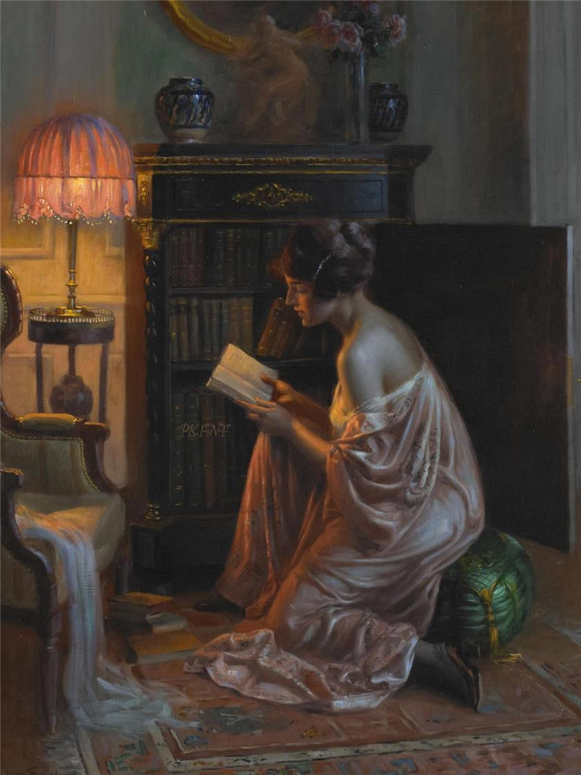 A Favourite Book by Delphin Enjolras,A3(16x12")Poster