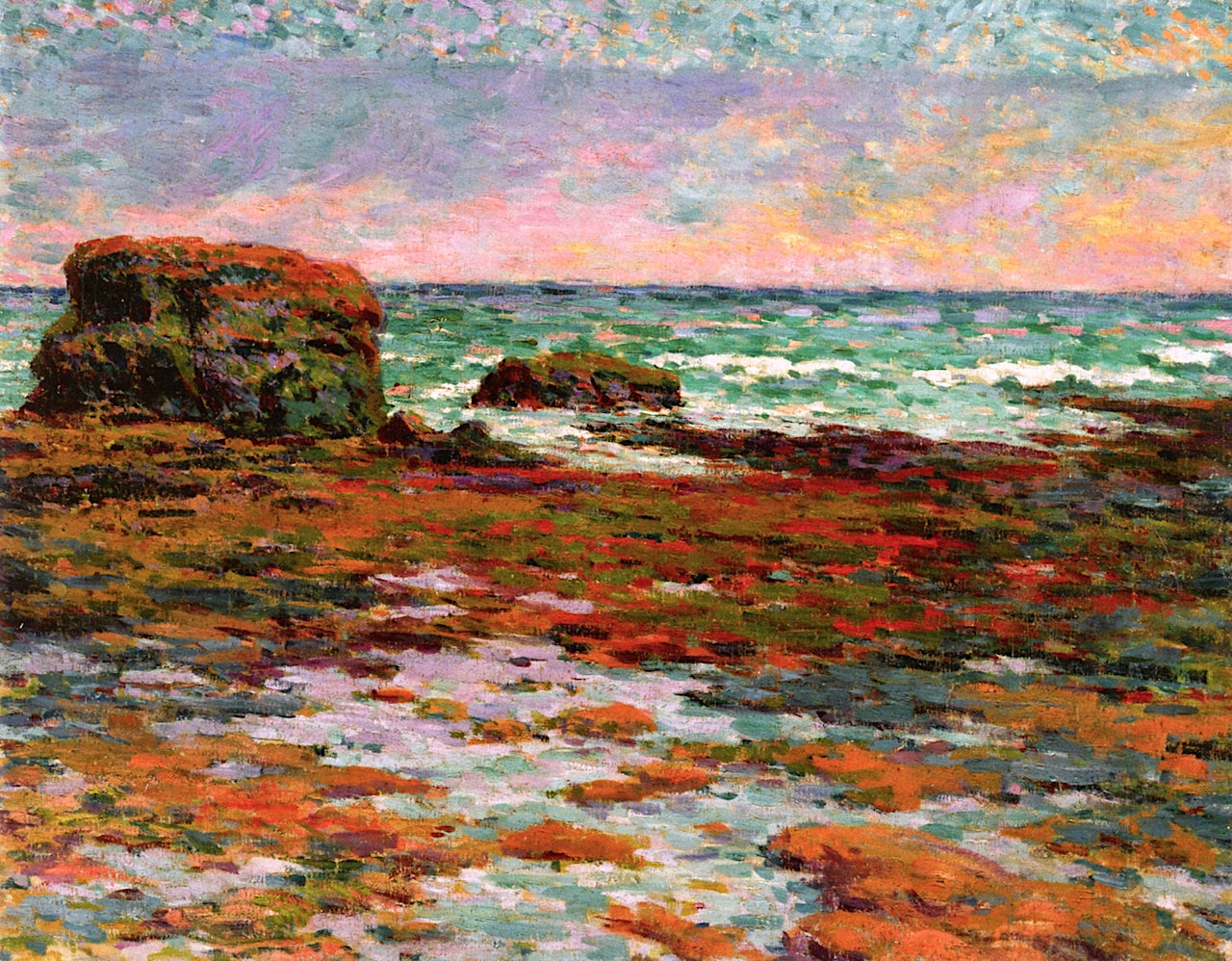 The Red Rocks at Saint Palais by Claude-Emil Schuffenecker,A3(16x12")Poster