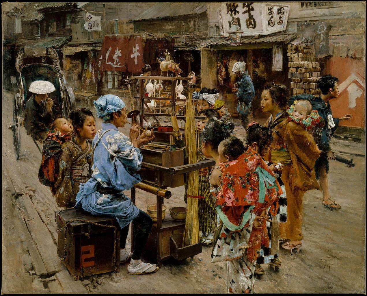 The Ameya, vintage artwork by Robert Frederick Blum, 12x8" (A4) Poster