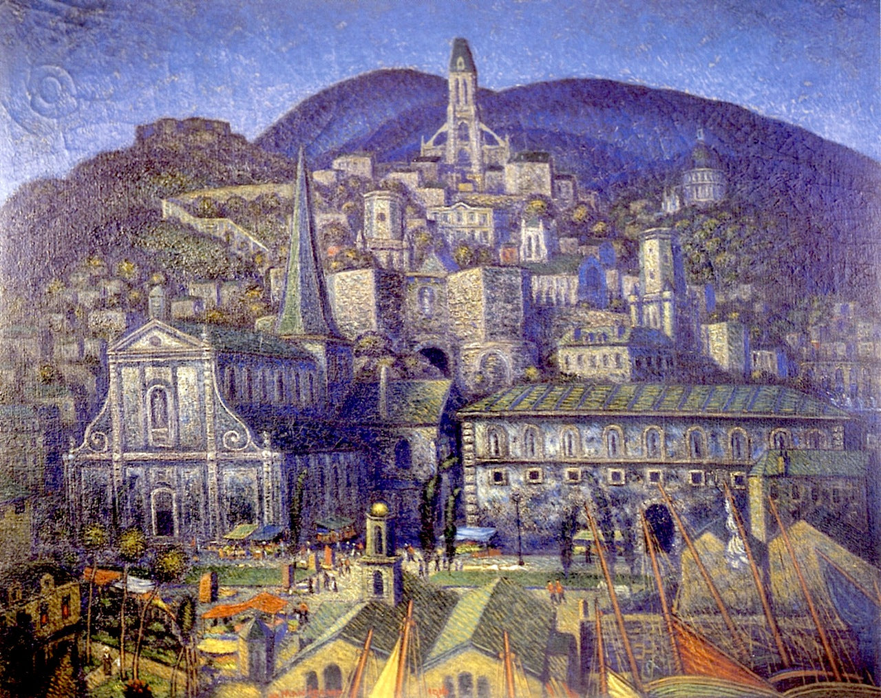 A Town in France #2 by Middleton Manigault,16x12(A3) Poster