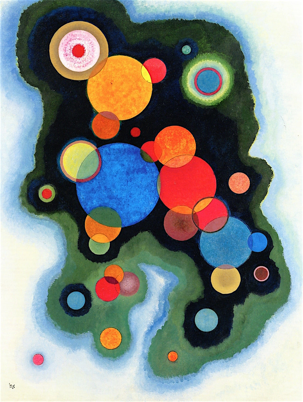 Deepened Impulse by Wassily Kandinsky,A3(16x12")Poster