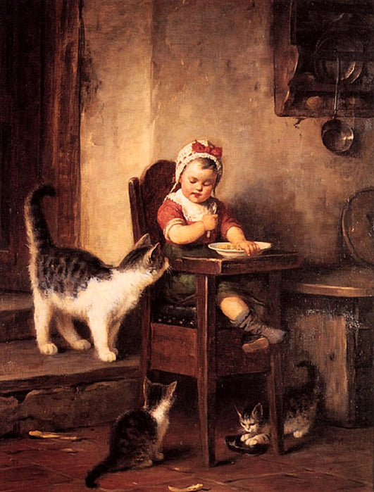 The Sweet Tooth, vintage artwork by Rudolf Epp, 12x8" (A4) Poster