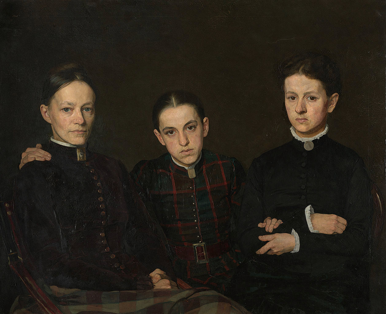 Cornelia, Clara and Johanna Veth by Jan Veth,A3(16x12")Poster
