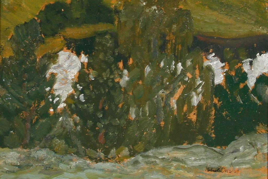 Summer Evening at the Forest Lake by Helmer Osslund,A3(16x12")Poster