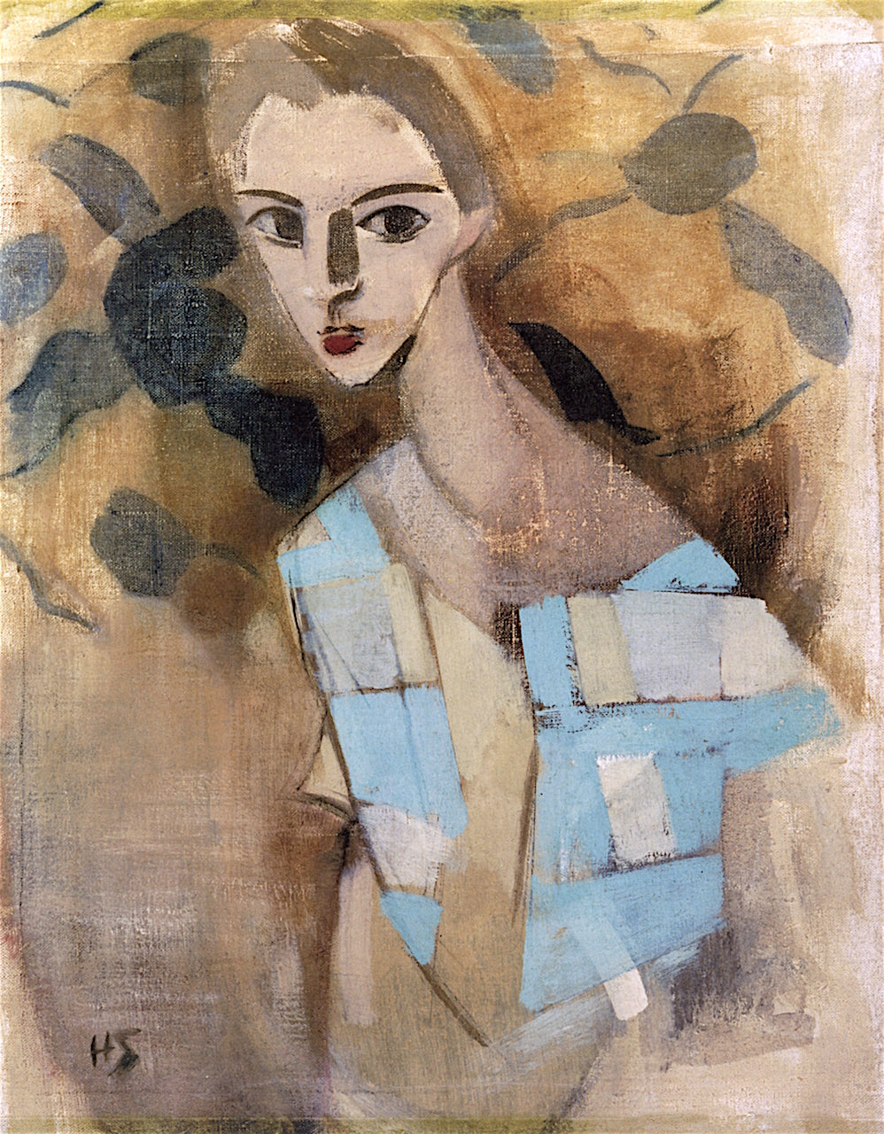 Girl from Eydtkuhnen II by Helene Schjerfbeck,A3(16x12")Poster
