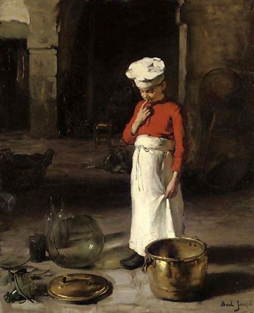 The Broken Jug by Claude Joseph Bail,A3(16x12")Poster