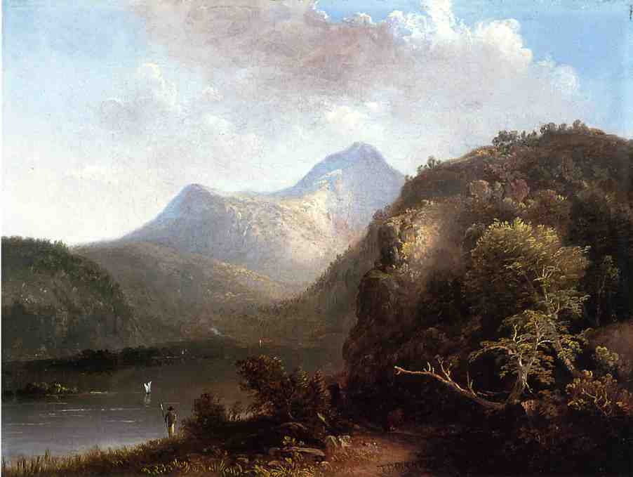 View in Maine, vintage artwork by Thomas Doughty, A3 (16x12") Poster Print