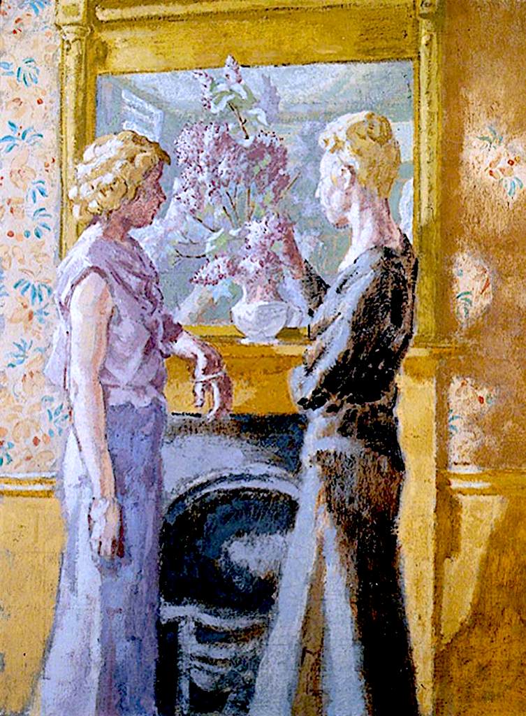 The Islington Twins by Thérèse Lessore,16x12(A3) Poster