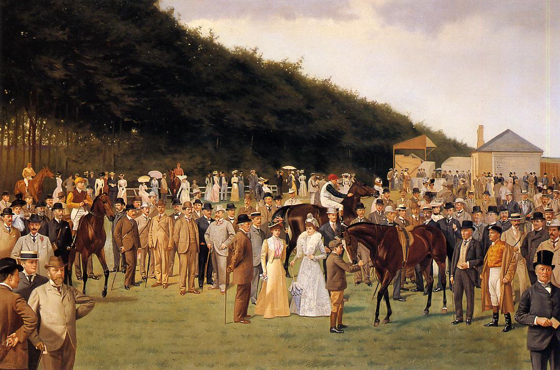 Newmarket, a July Meeting by Isaac J. Cullin,A3(16x12")Poster