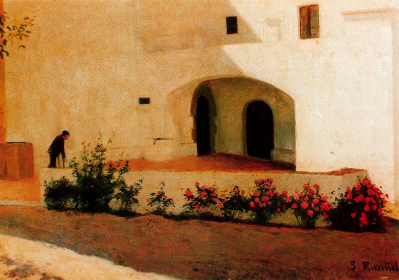 Entrada al Vinyet by Santiago Rusinol Prats,A3(16x12")Poster