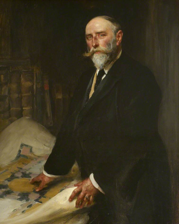 Sir William Emerson, PRIBA, vintage artwork by Sir James Jebusa Shannon, 12x8" (A4) Poster