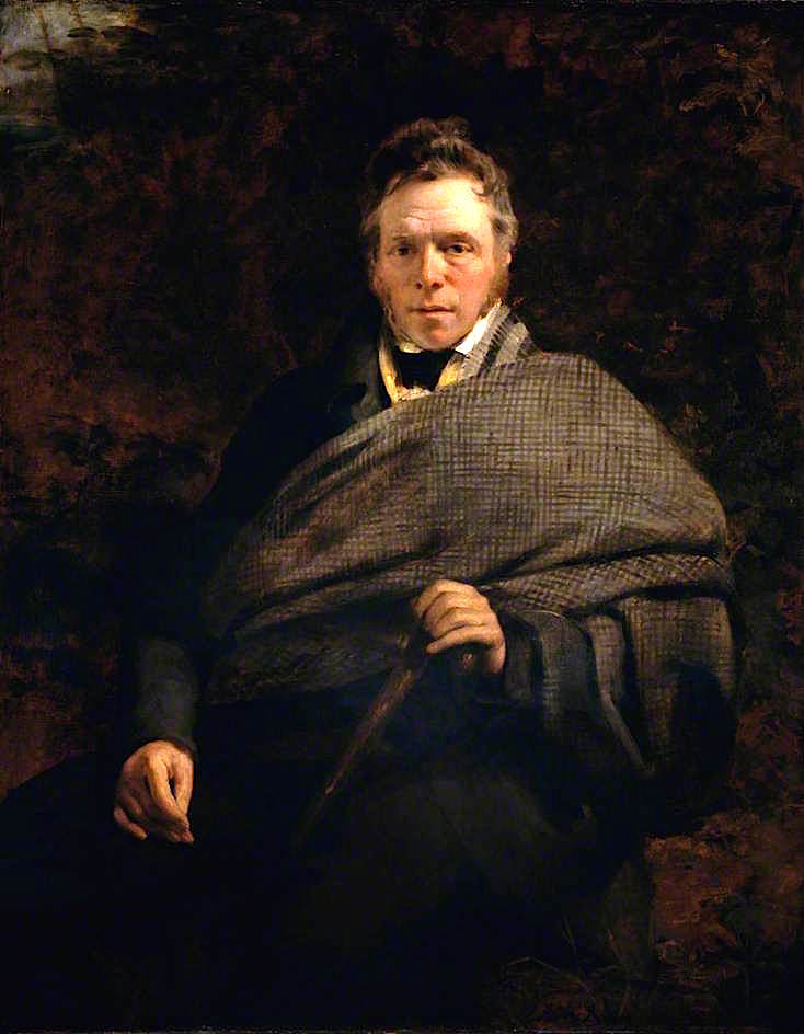 James Hogg, Poet "The Ettrick Shepherd", vintage artwork by Sir John Watson Gordon, A3 (16x12") Poster Print