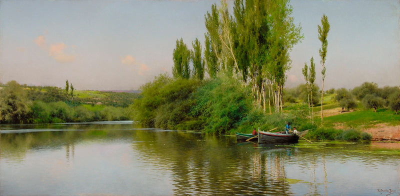 Evening in Seville by Emilio Sanchez-Perrier,A3(16x12")Poster