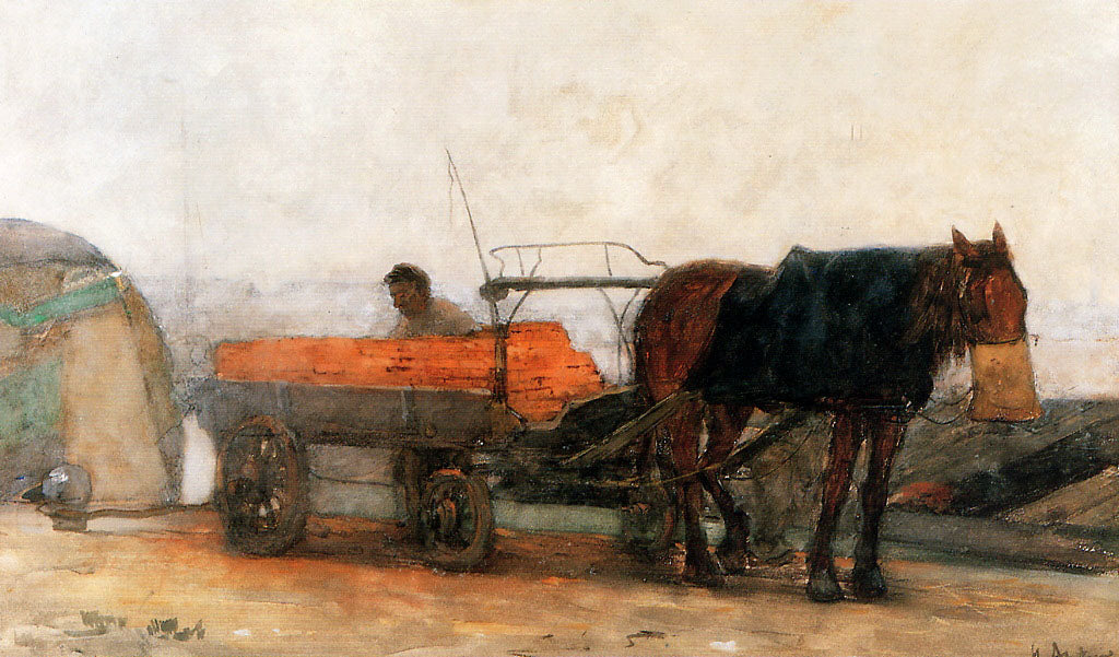 Horse And Carriage by Floris Arntzenius,A3(16x12")Poster