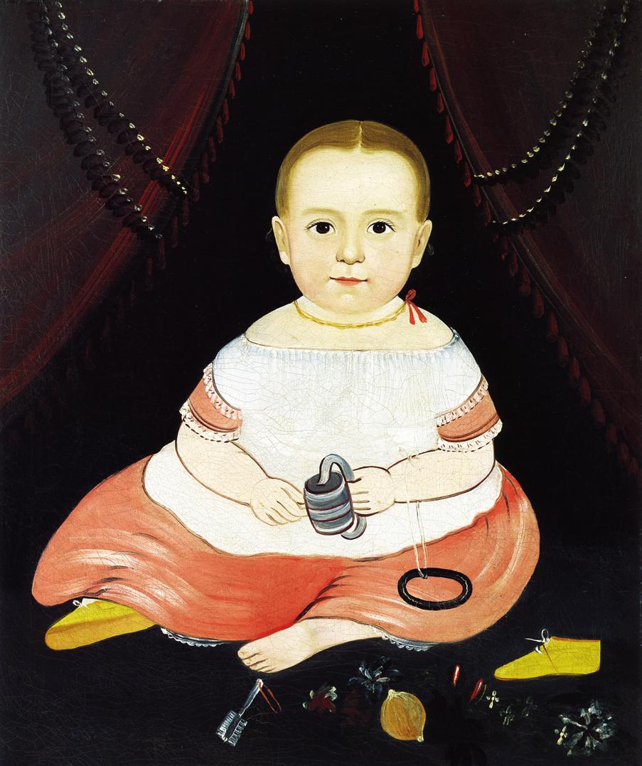Baby in Pink and White, vintage artwork by William Matthew Prior, A3 (16x12") Poster Print