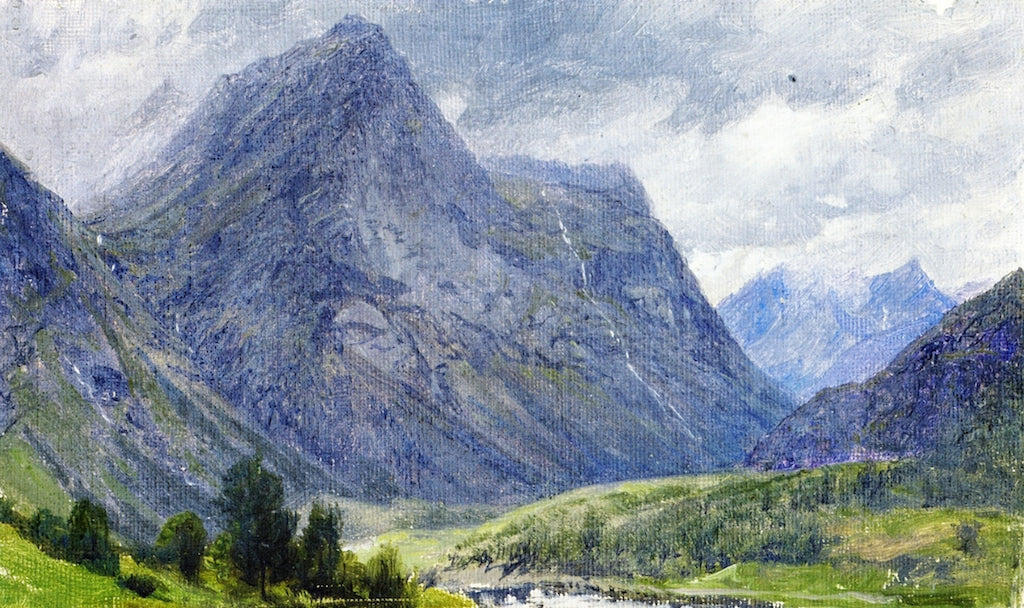 Blaaborn Pic, vintage artwork by William Trost Richards, 12x8" (A4) Poster
