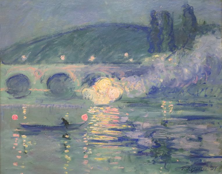 Fireworks, Vernon Bridge by Theodore Earl Butler,A3(16x12")Poster