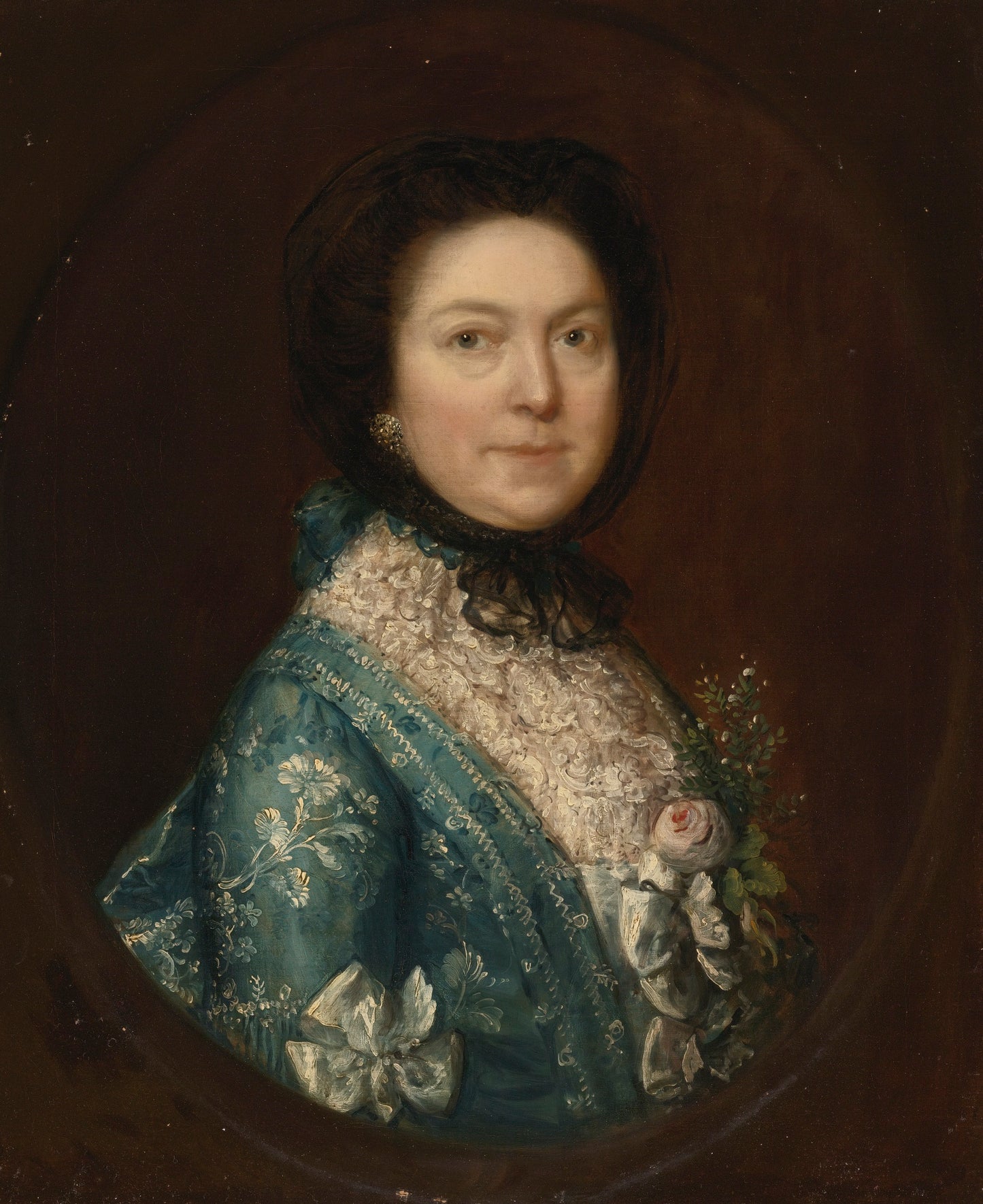 Portrait of Lady Alston, vintage artwork by Sir Henry Raeburn, R.A., P.R.S.A., 12x8" (A4) Poster