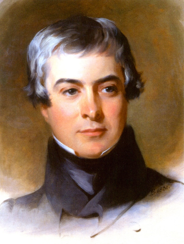 Benjamin Gratz, vintage artwork by Thomas Sully, 12x8" (A4) Poster