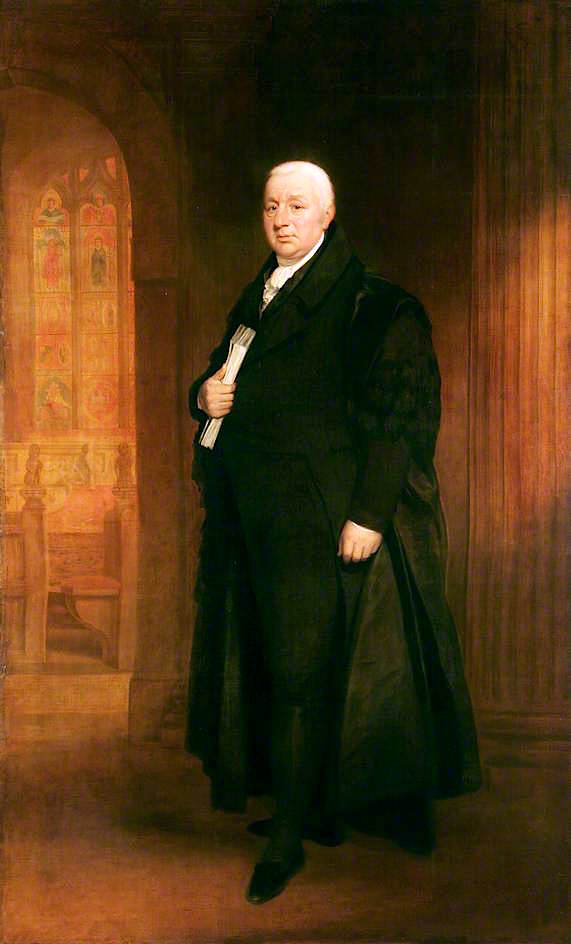 Elisha de Hague, Jr, Town Clerk of Norwich, vintage artwork by Sir William Beechey, 12x8" (A4) Poster