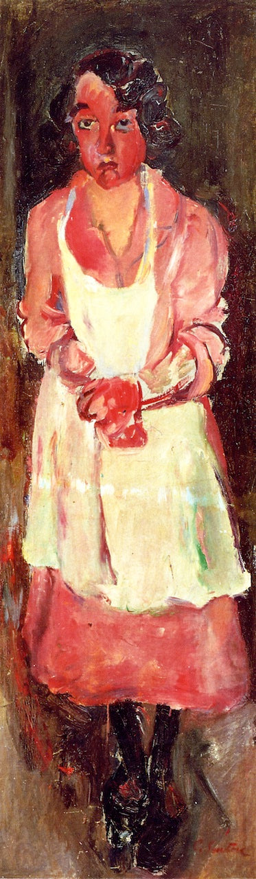 The Chambermaid, vintage artwork by Chaim Soutine, 12x8" (A4) Poster