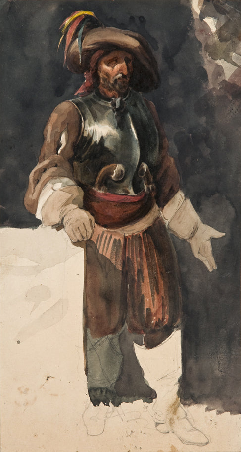 Le Reître, vintage artwork by Nicolas-Toussaint Charlet, A3 (16x12") Poster Print