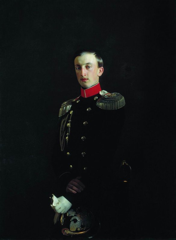 Portrait of Grand Duke Nicholas, vintage artwork by Sergei Zaryanko, A3 (16x12") Poster Print