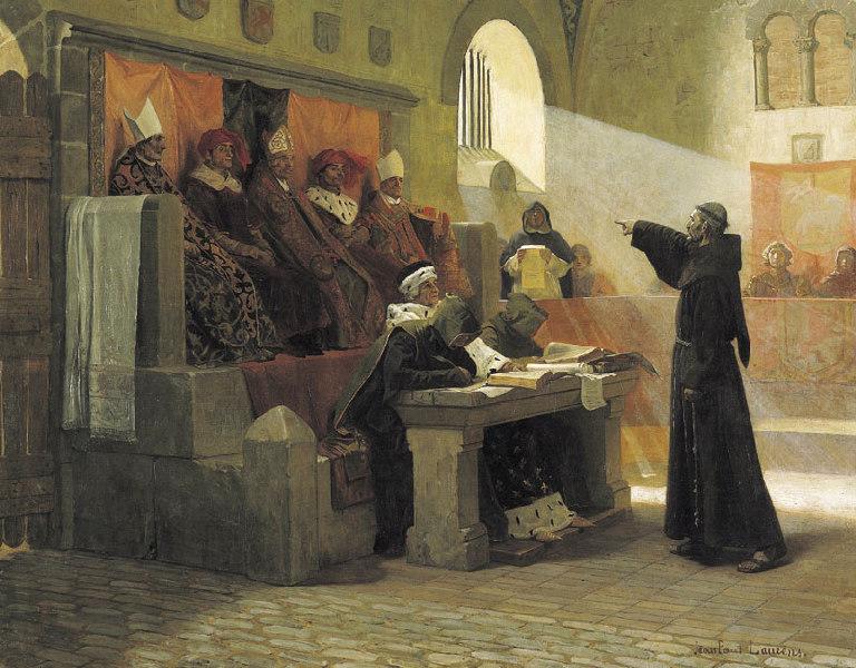 L’agitateur du Languedoc, vintage artwork by Jean-Paul Laurens, 12x8" (A4) Poster