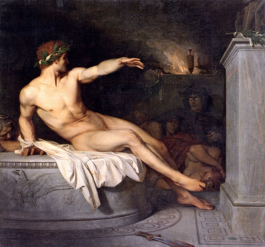 Orestes, vintage artwork by Alexandre Cabanel, 12x8" (A4) Poster