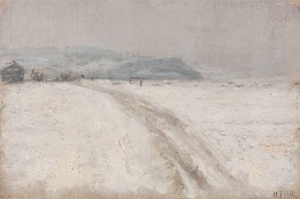 Path through a field by Leopold Blauensteiner,16x12(A3) Poster