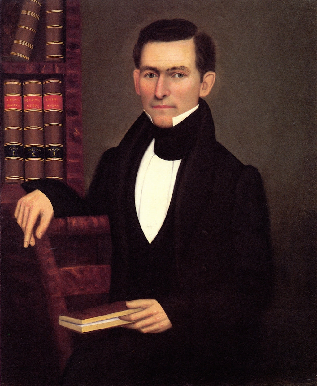 Amos Geer Hulbert, vintage artwork by Erastus Salisbury Field, A3 (16x12") Poster Print