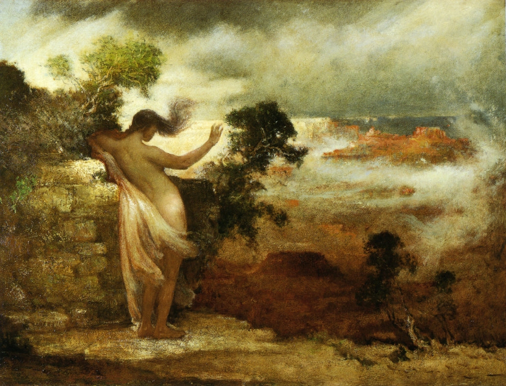 The Spirit of the Storm by Elliott Daingerfield,A3(16x12")Poster
