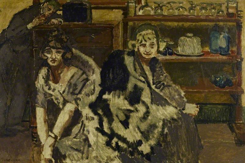 The Bar Parlour, vintage artwork by Walter Richard Sickert, 12x8" (A4) Poster