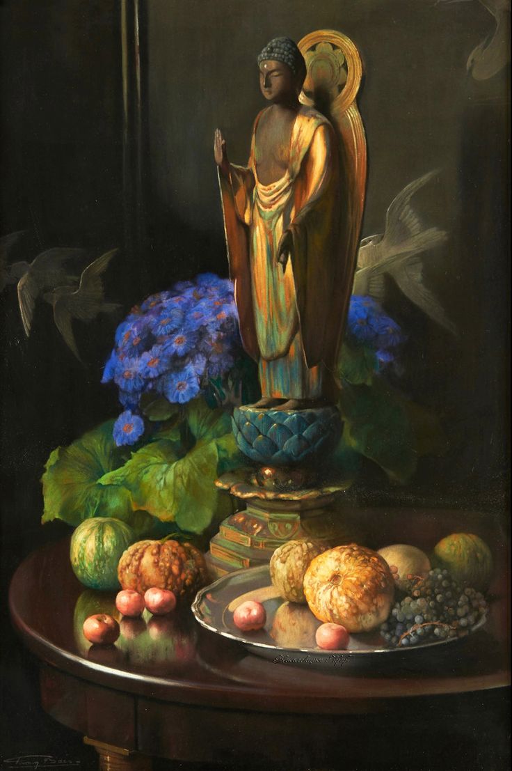 Bouddha by Firmin Baes,16x12(A3) Poster
