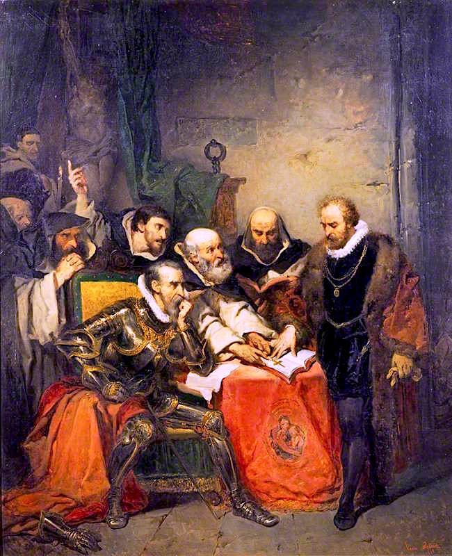 The Duke of Alva in the Netherlands, vintage artwork by Louis Gallait, A3 (16x12") Poster Print