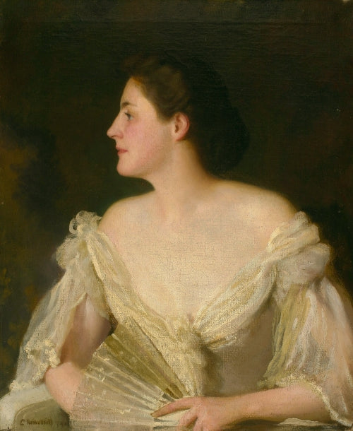 Lady and the Fan by William Worchester Churchill,A3(16x12")Poster