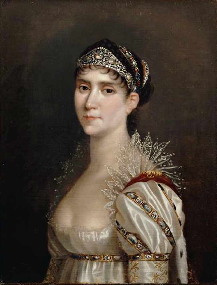 Portrait of Empress Josephine, vintage artwork by Robert Lefèvre, 12x8" (A4) Poster