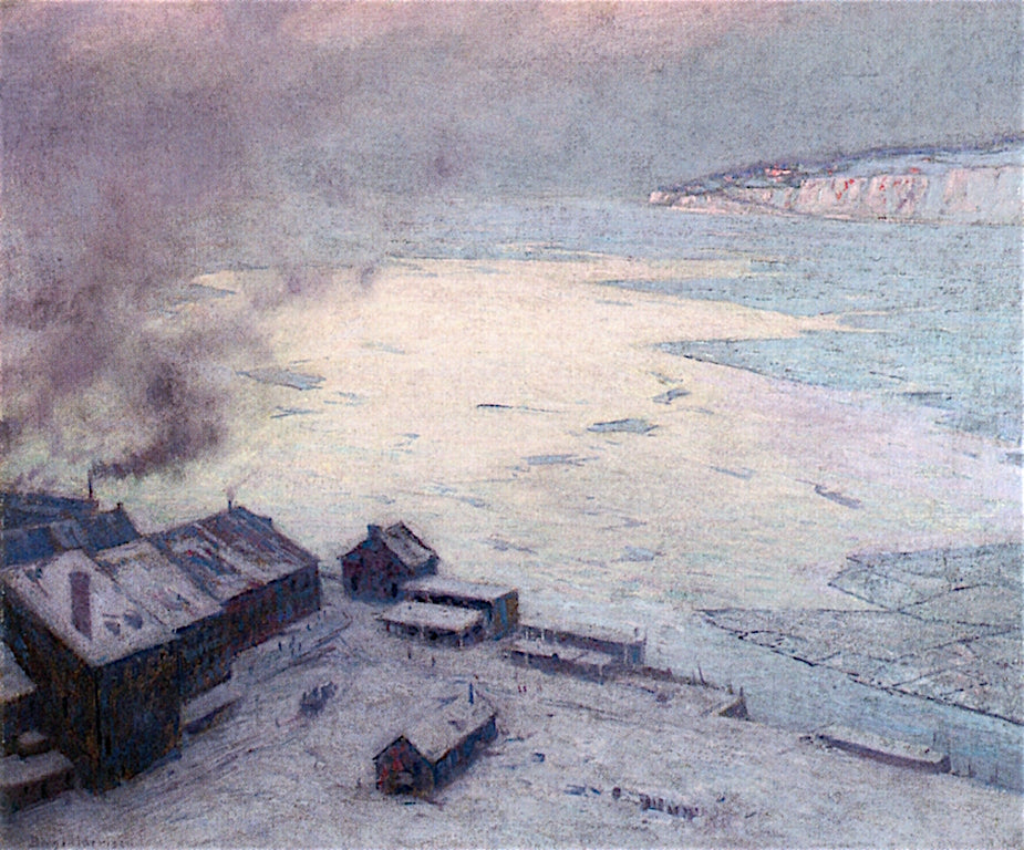 Sunset from Quebec by Lowell Birge Harrison,A3(16x12")Poster