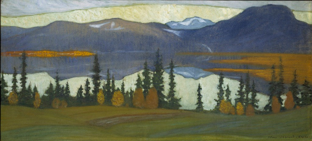 Autumn (study) by Helmer Osslund,A3(16x12")Poster