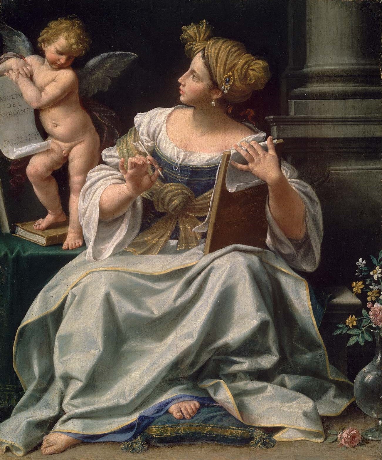 A Cumaean Siby l, vintage artwork by Donato Creti, 12x8" (A4) Poster