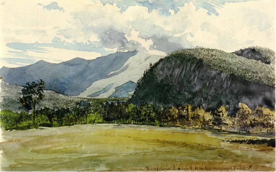 Humphreys Ledge, vintage artwork by Charles De Wolf Brownell, A3 (16x12") Poster Print