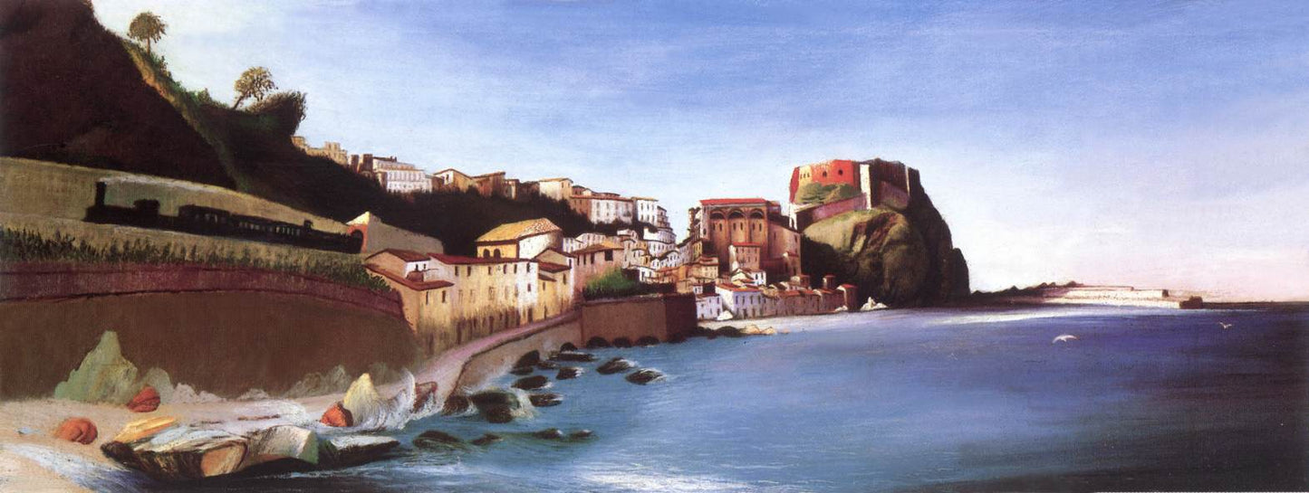 Coastal Town by Tivadar Csontvary Kosztka,A3(16x12")Poster