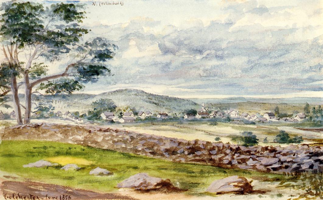 Colchester, vintage artwork by Charles De Wolf Brownell, A3 (16x12") Poster Print