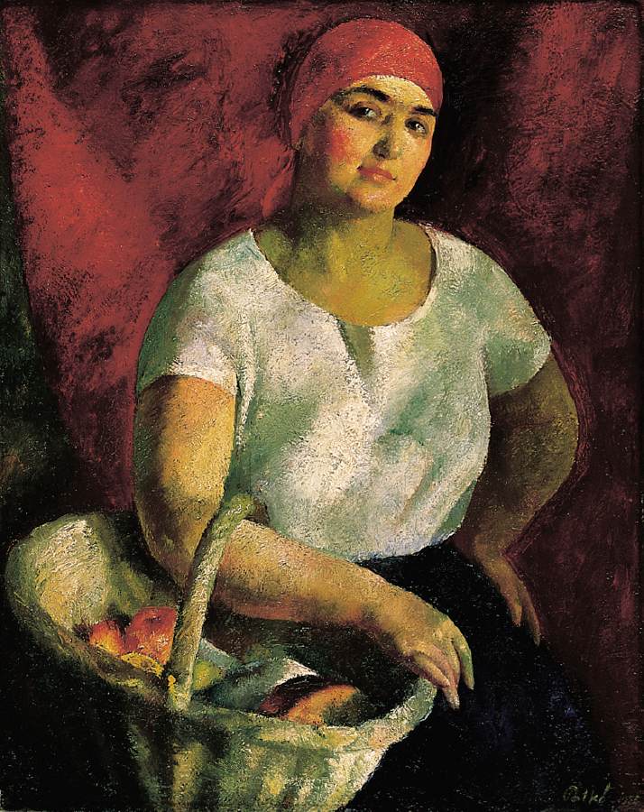Portrait of Ilona Dajbukat by Karoly Patko,16x12(A3) Poster