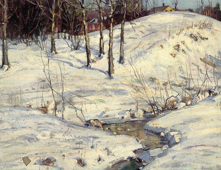 Hillside Shadows by George Gardner Symons,A3(16x12")Poster